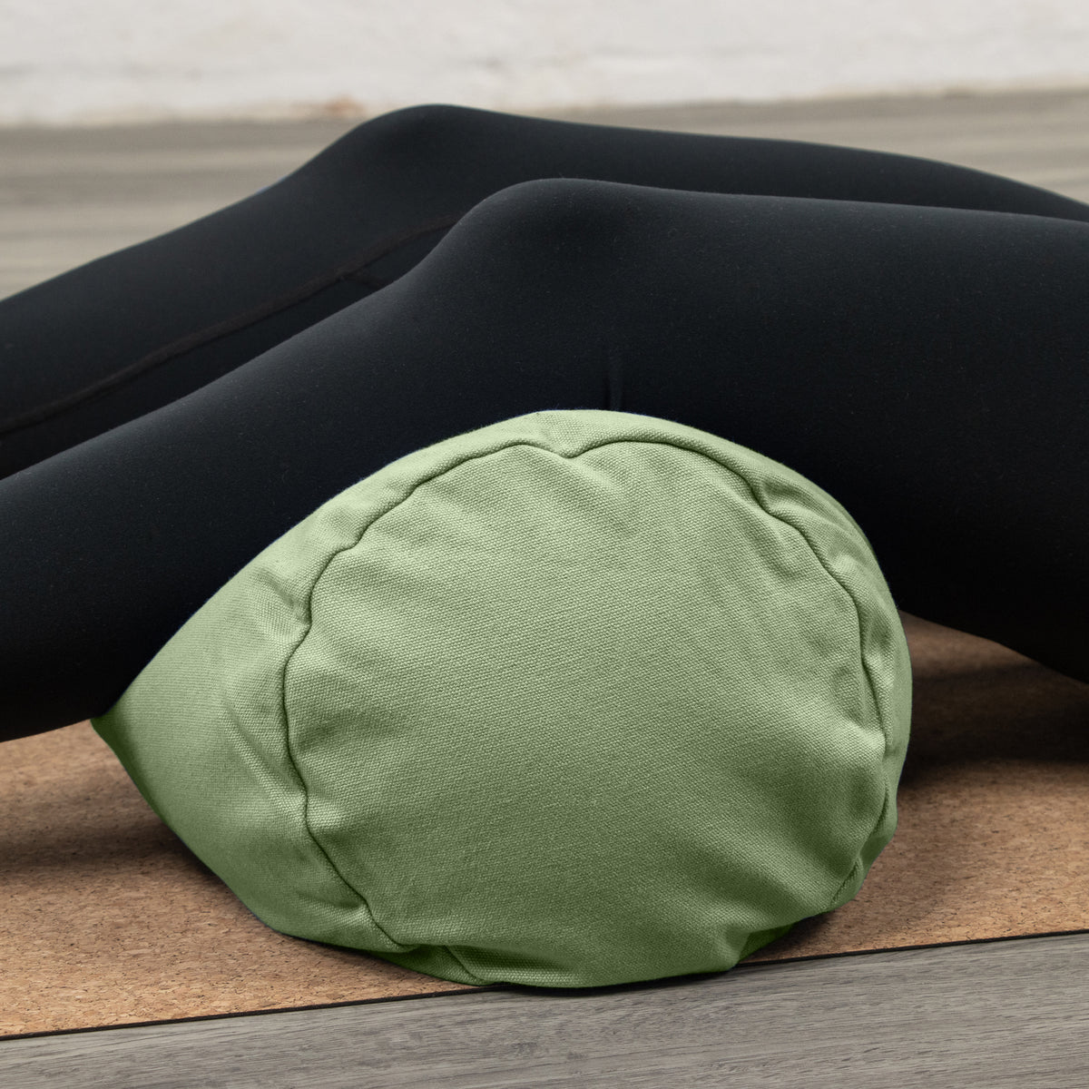 Wałek / bolster do jogi myga - zielony