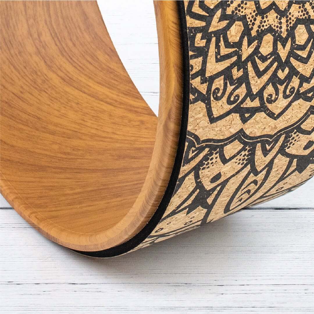 Korkowe koło do jogi myga Mandala