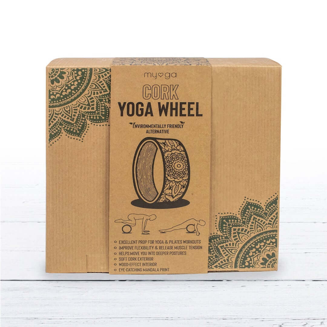 Korkowe koło do jogi myga Mandala