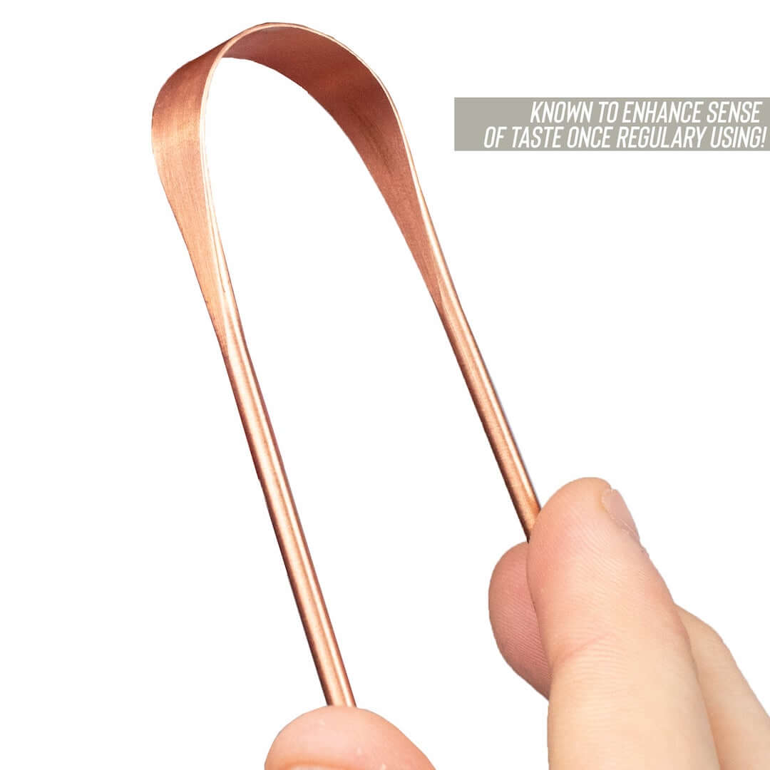 Miedziany czyścik do języka myga Copper Tongue Scraper Cleaner