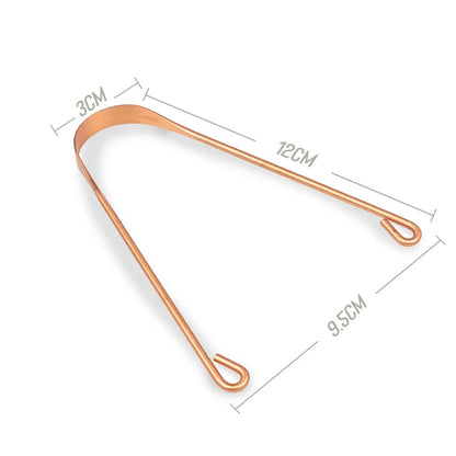 Miedziany czyścik do języka myga Copper Tongue Scraper Cleaner