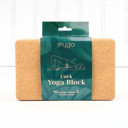 Korkowy klocek do jogi myga Cork Block