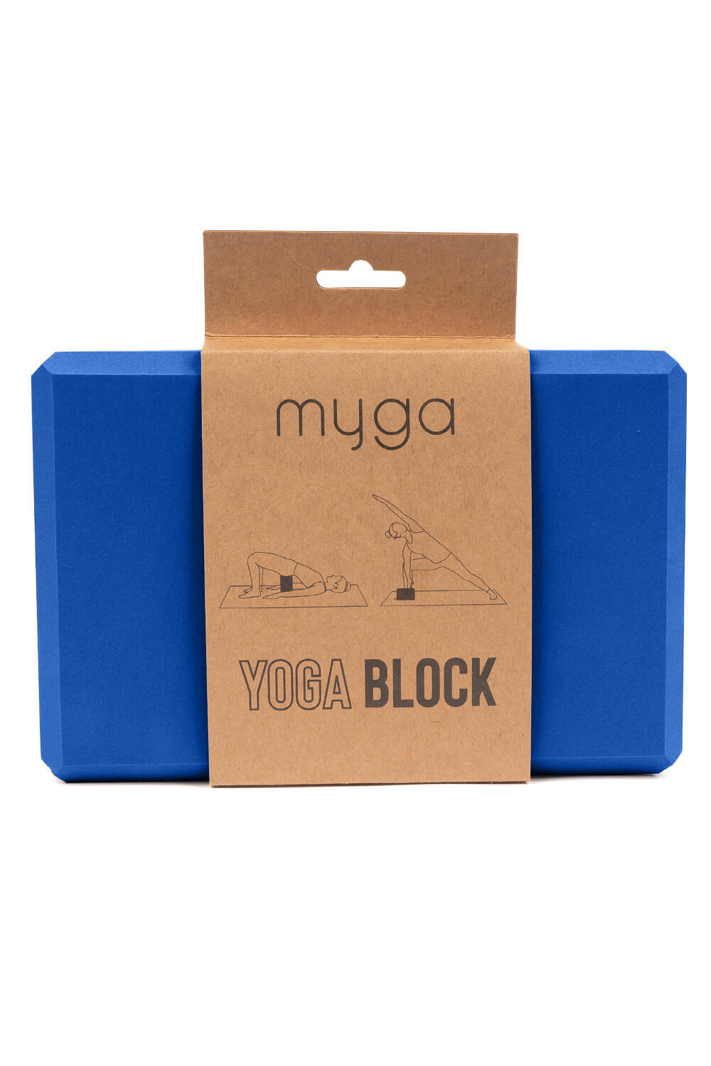 Klocek do jogi  myga Foam Block - granatowy