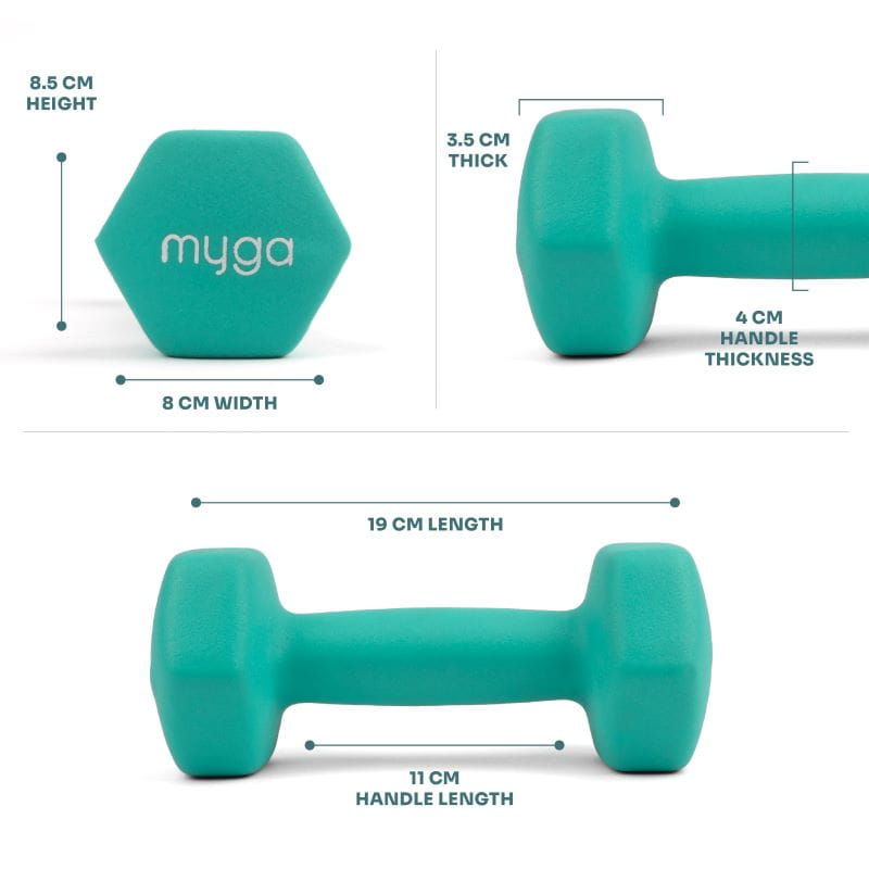 Hantle fitness myga Dumbbell - 3kg