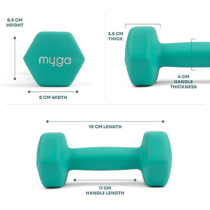 Hantle fitness myga Dumbbell - 3kg