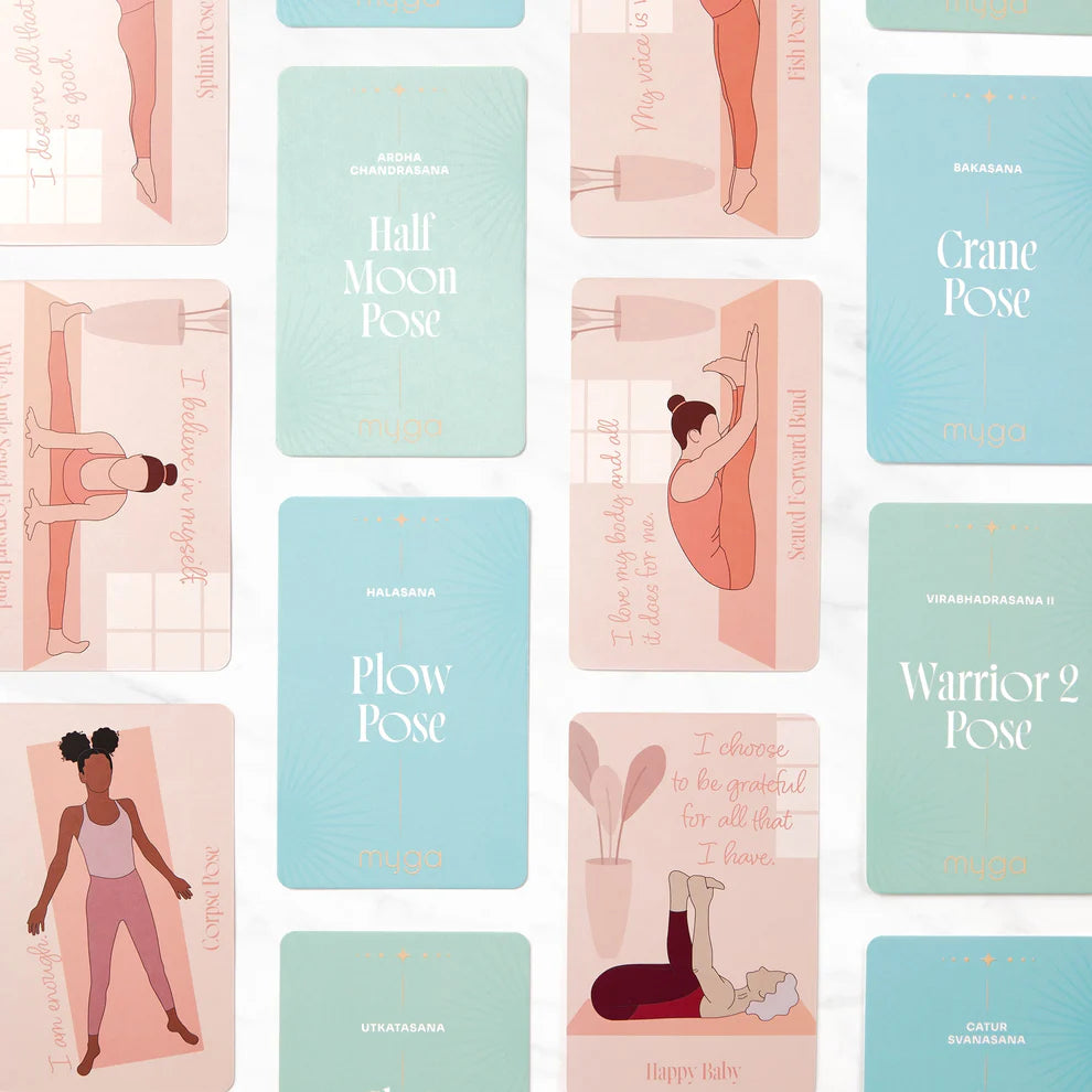 Karty do jogi myga Yoga Pose Cards