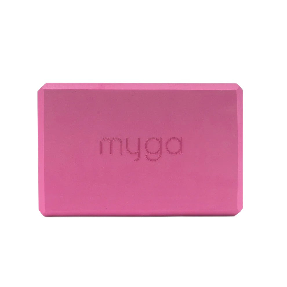 Klocek do jogi myga Foam Block - różowy
