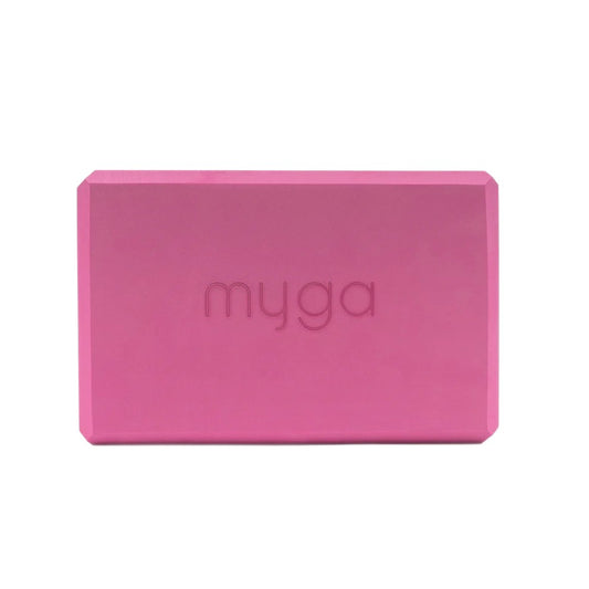 Klocek do jogi myga Foam Block - różowy