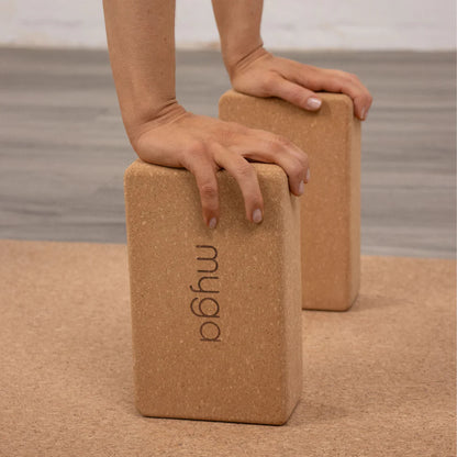 Korkowy klocek do jogi myga Cork Block