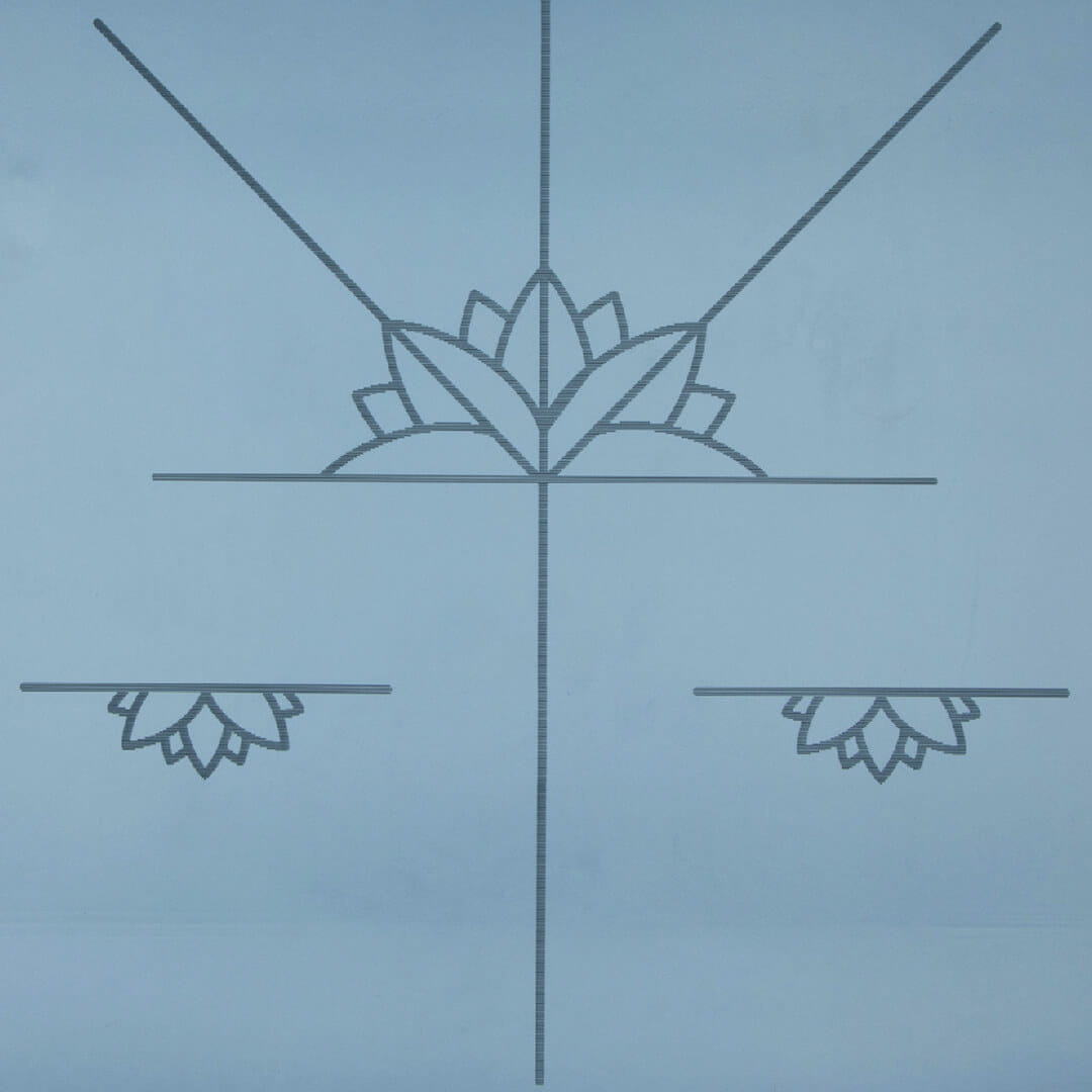Mata do jogi myga - Alignment 6mm XL - niebieski