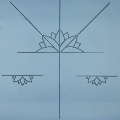 Mata do jogi myga - Alignment 6mm XL - niebieski