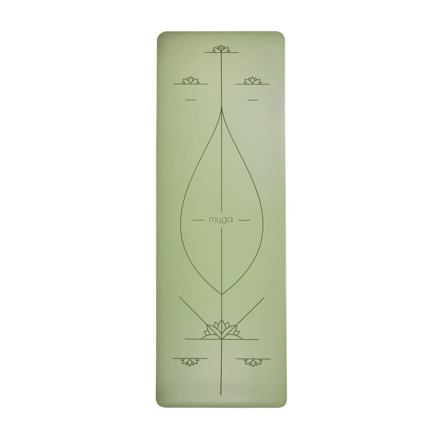 Mata do jogi myga - Alignment 6mm XL - zielony