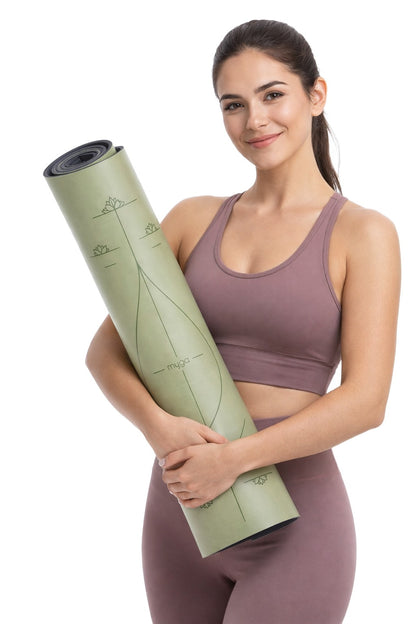 Mata do jogi myga - Alignment 6mm XL - zielony