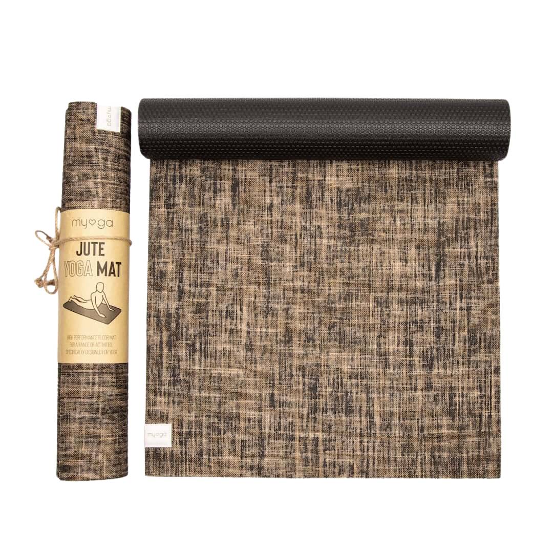 Mata do jogi myga Jute 5mm - czarny