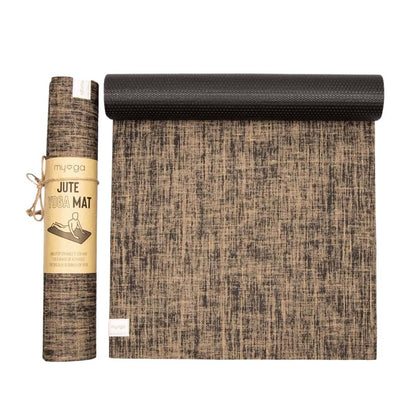 Mata do jogi myga Jute 5mm - czarny