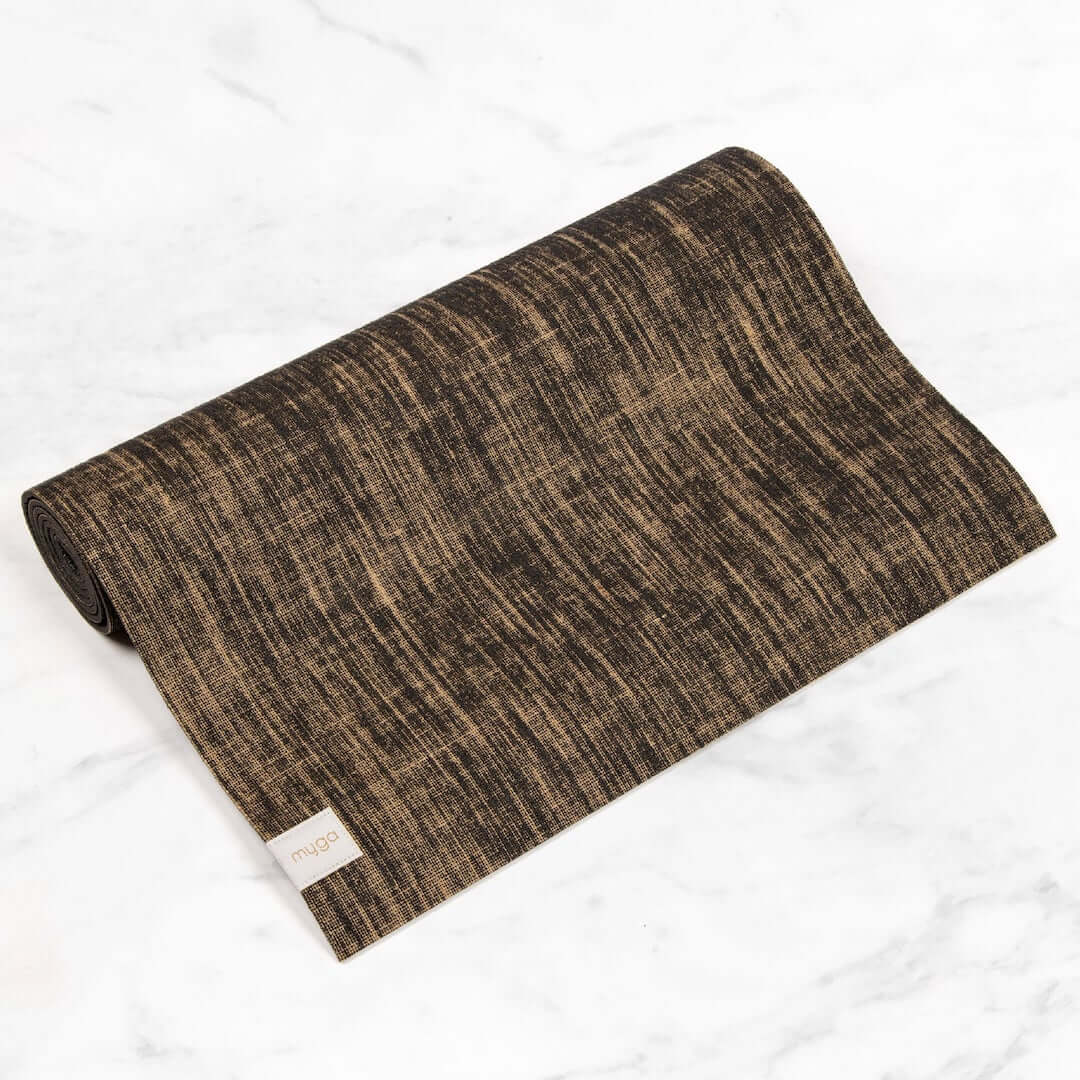 Mata do jogi myga Jute 5mm - czarny