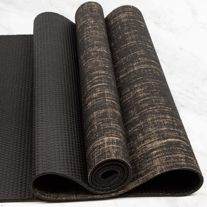 Mata do jogi myga Jute 5mm - czarny