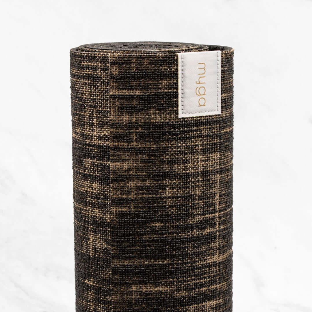 Mata do jogi myga Jute 5mm - czarny