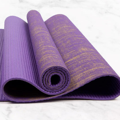 Mata do jogi myga Jute 5mm - fioletowy