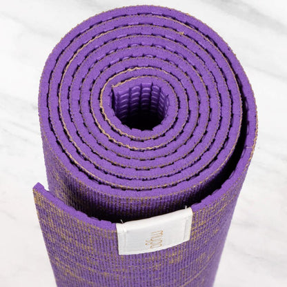 Mata do jogi myga Jute 5mm - fioletowy