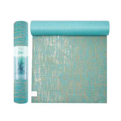 Mata do jogi myga Jute 5mm - turkusowy