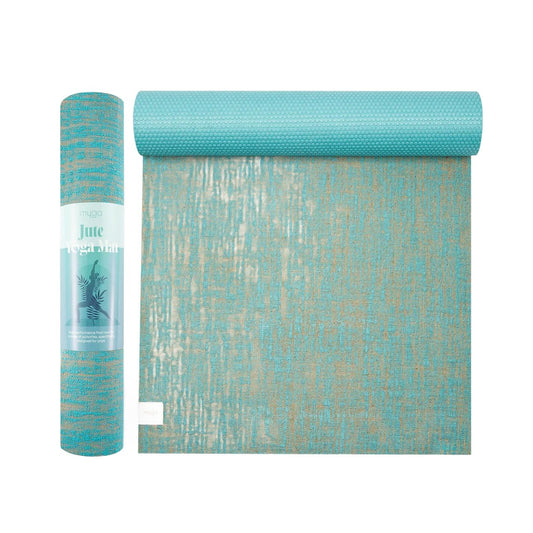 Mata do jogi myga Jute 5mm - turkusowy