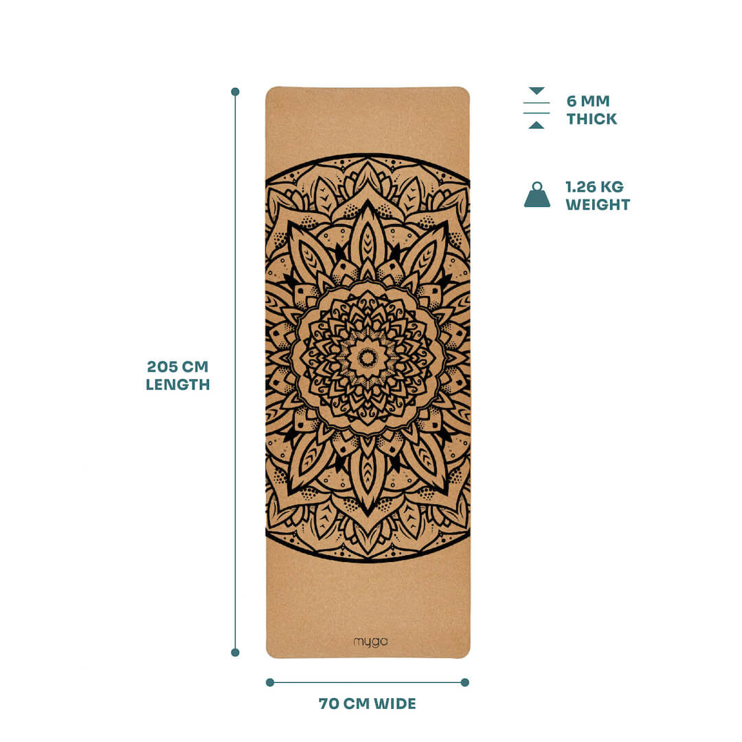 Mata do jogi myga - Mandala 6mm XL