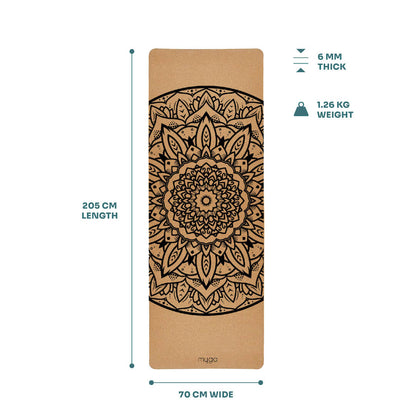 Mata do jogi myga - Mandala 6mm XL