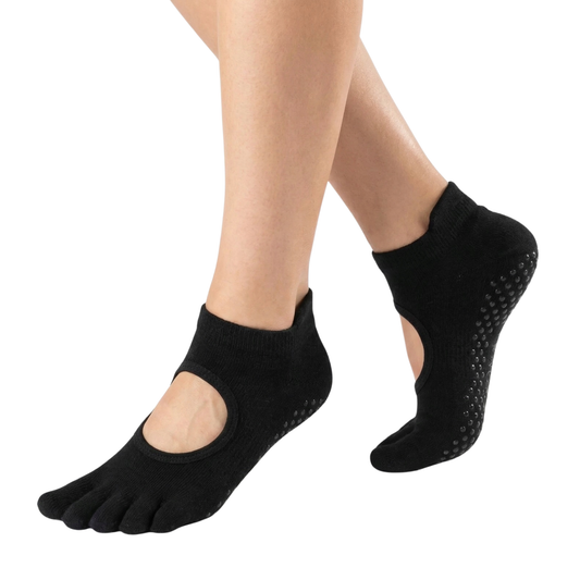 Antypoślizgowe skarpetki z palcami do jogi Yoga Toe Socks