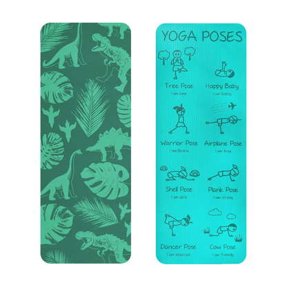 Mata do jogi dla dzieci myga - Jurassic Jungle 6mm