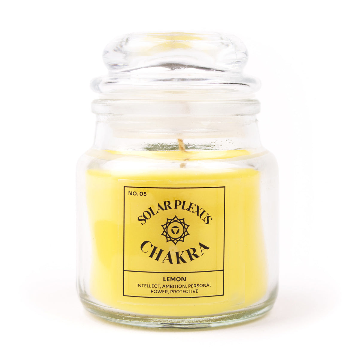 Naturalna świeca sojowa 7 czakr - Lemon