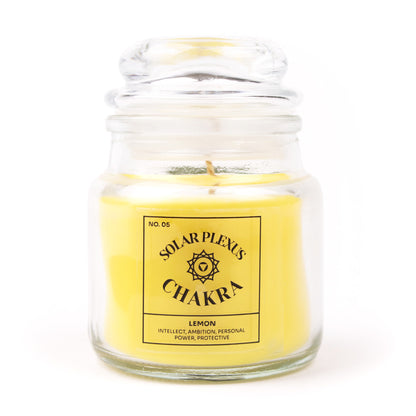 Naturalna świeca sojowa 7 czakr - Lemon