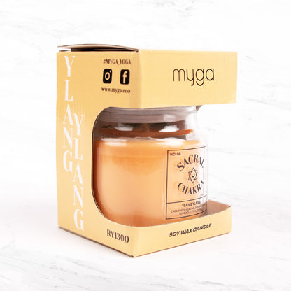 Naturalna świeca sojowa 7 czakr - Ylang Ylang