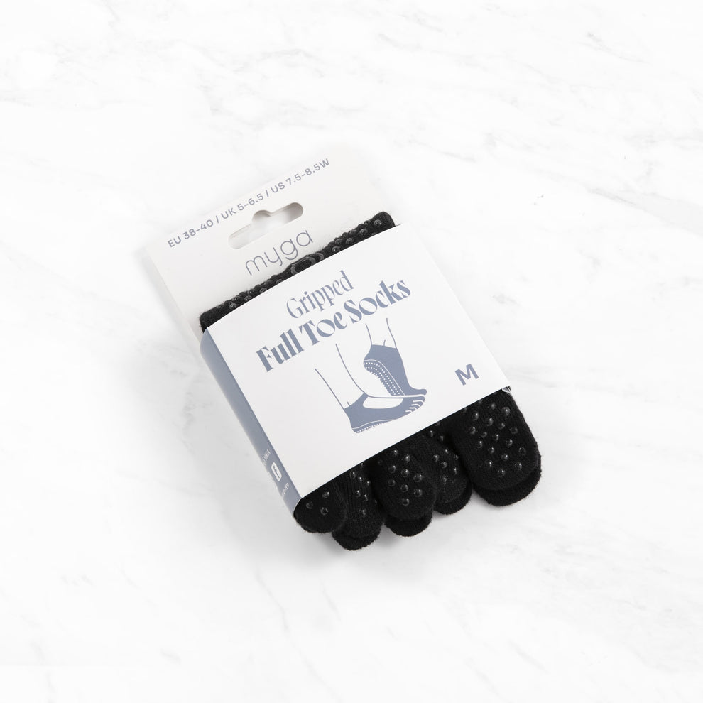 Antypoślizgowe skarpetki z palcami do jogi Yoga Toe Socks
