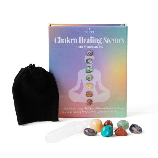 Zestaw kamieni energetycznych na Czakry myga Chakra Stones
