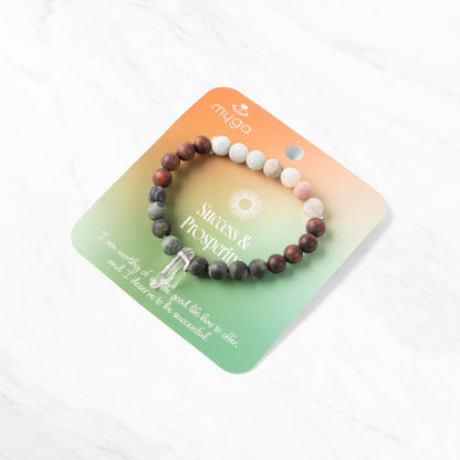 Bransoletka myga Crystal Success & Prosperity