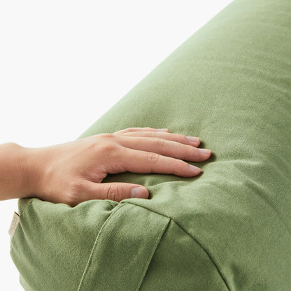 Wałek / bolster do jogi myga - zielony