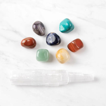 Zestaw kamieni energetycznych na Czakry myga Chakra Stones