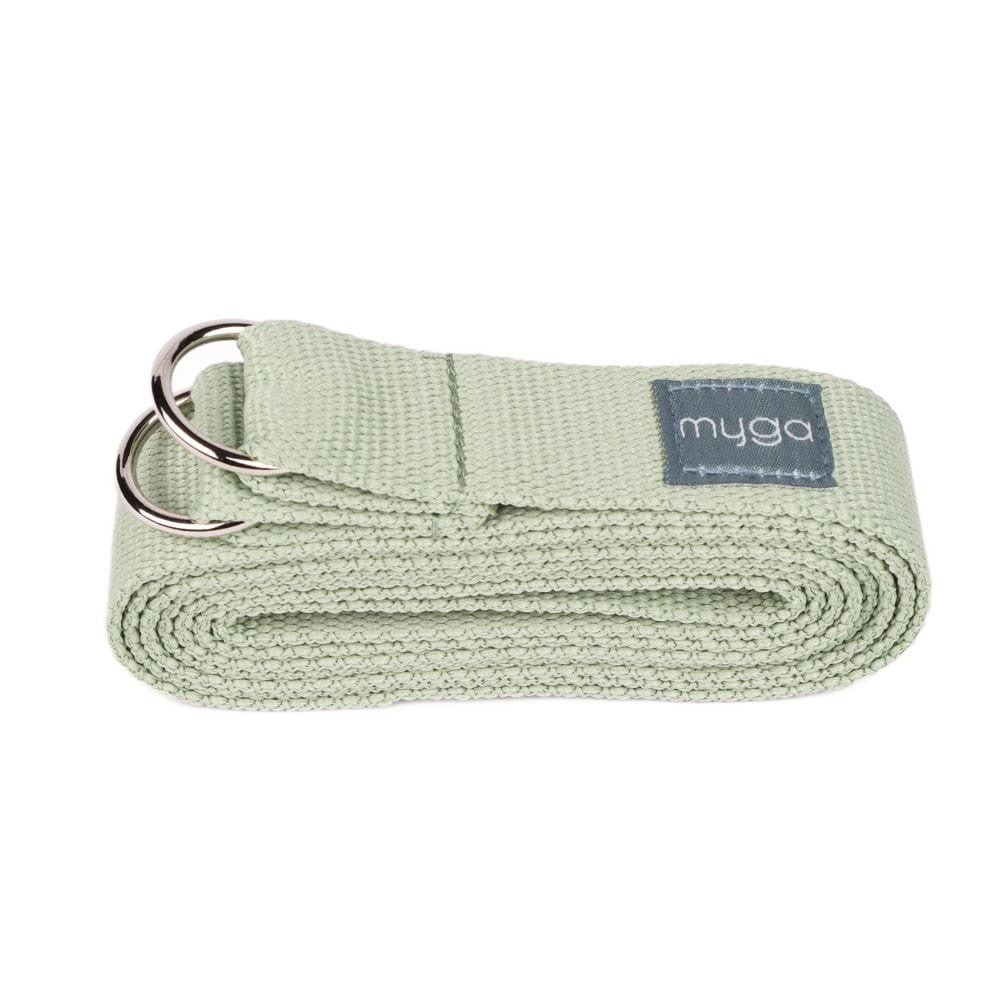 Zestaw do jogi myga Palm Yoga Set: mata, klocek, pasek