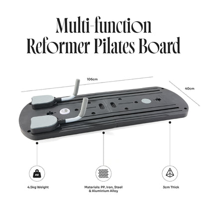 Reformer do pilatesu Myga Portable Pilates Set - czarny