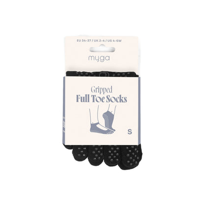 Antypoślizgowe skarpetki z palcami do jogi Yoga Toe Socks