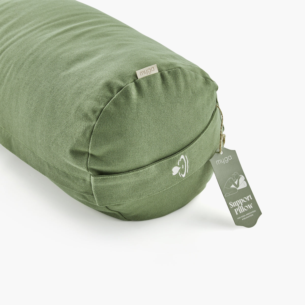 Wałek / bolster do jogi myga - zielony